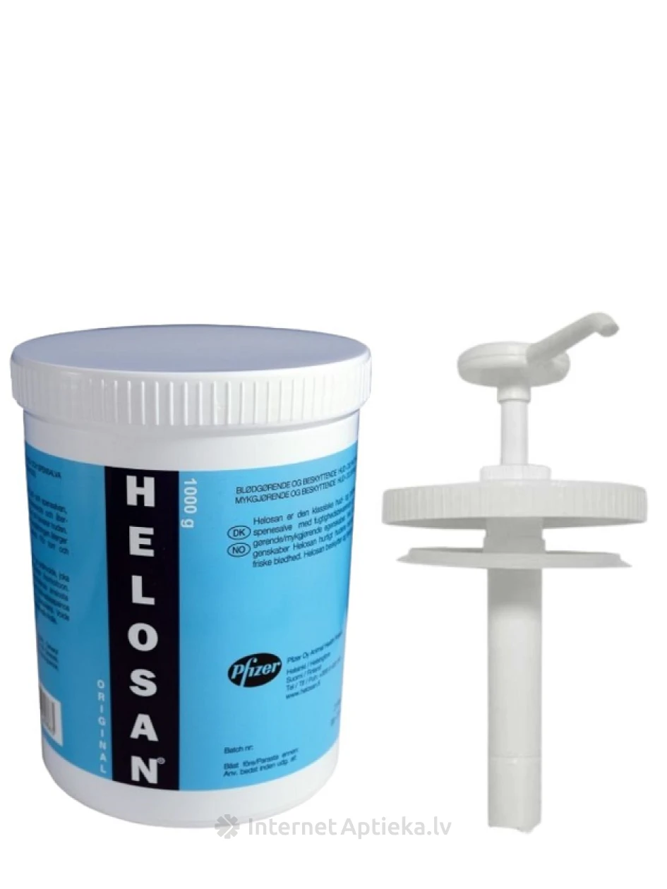 Helosan kreem ilma parabeenideta + pump, 1 kg | internetaptieka.lv