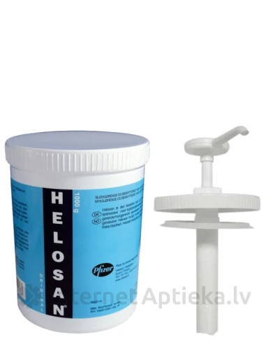Helosan krēms bez parabēniem + pumpis, 1 kg | internetaptieka.lv