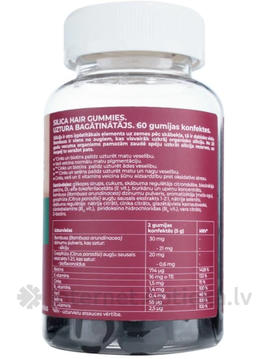 Acorus Balance Silica Hair Gummies, 2.5gx60 пастилок | internetaptieka.lv