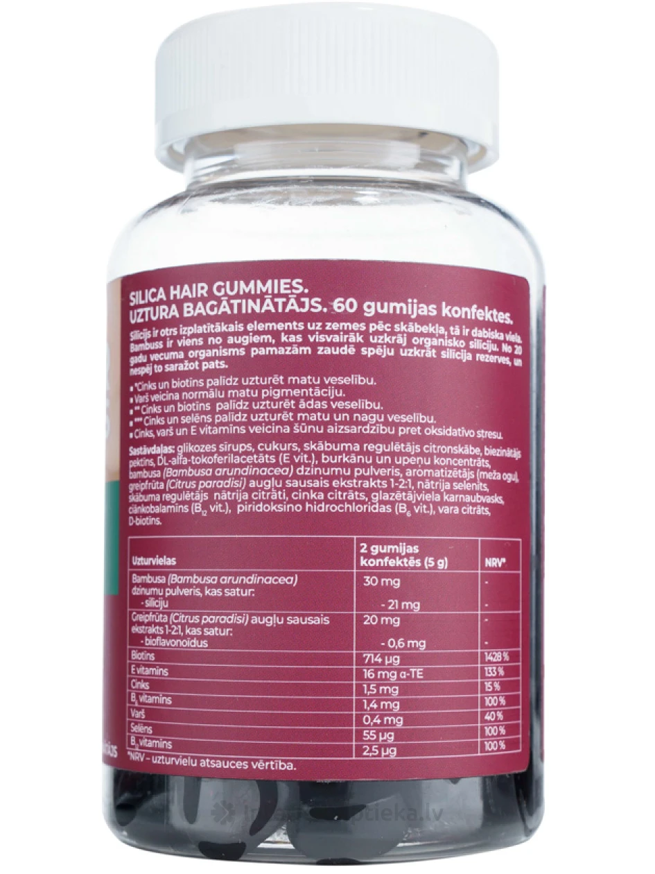 Acorus Balance Silica Hair Gummies, 2.5gx60 пастилок | internetaptieka.lv
