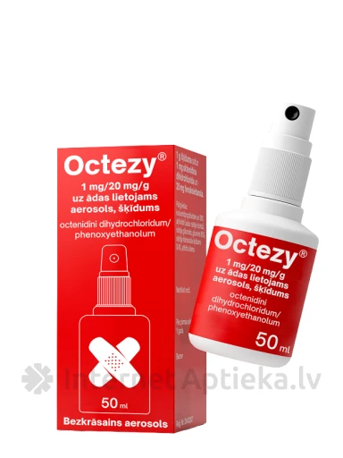Octezy 1 mg/20 mg/g аэрозоль, 50 мл | internetaptieka.lv