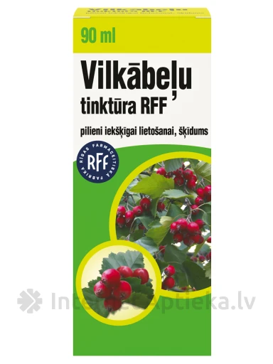 Vilkābeļu tinktūra, 90 ml | internetaptieka.lv