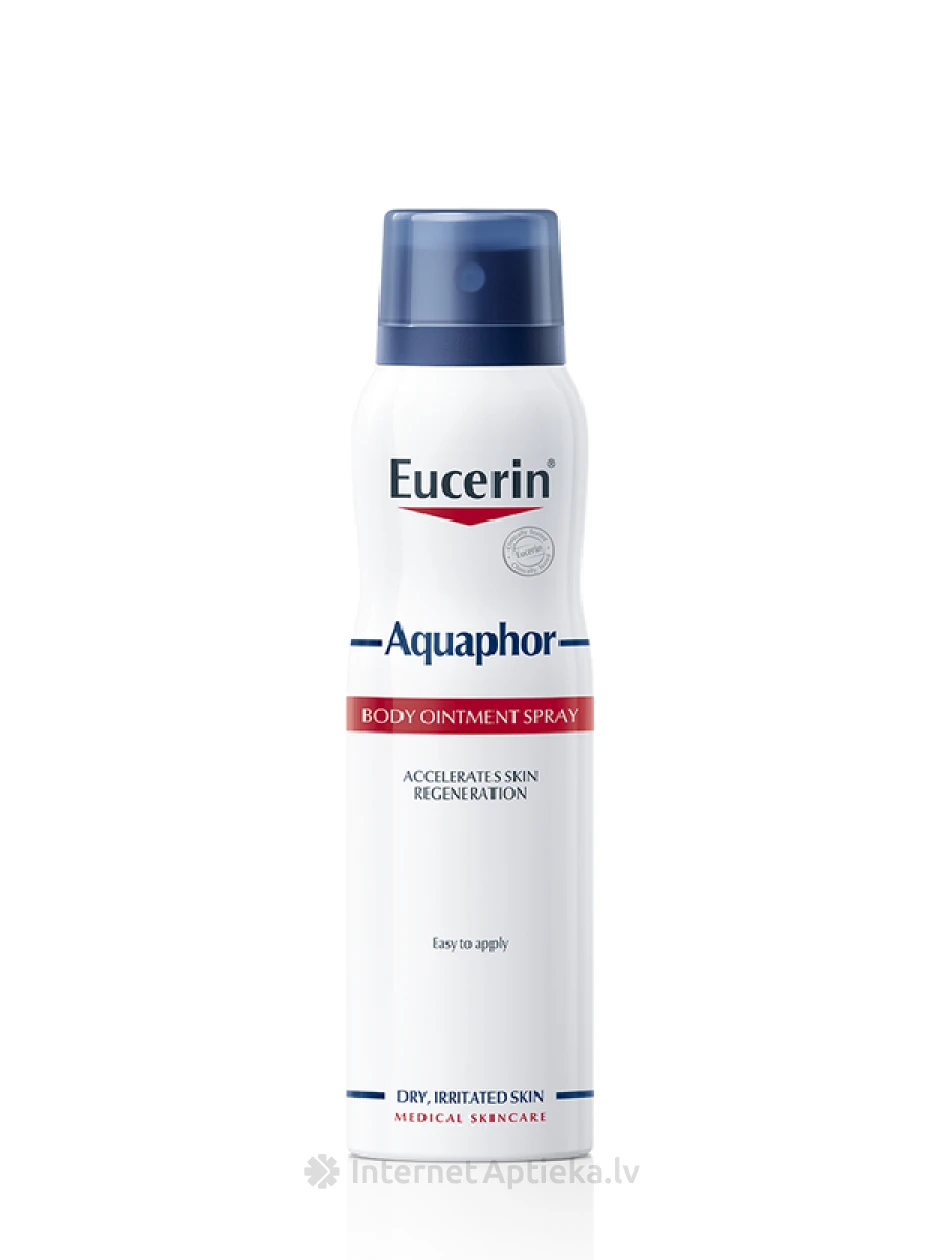 Eucerin Aquaphor izsmidzināma ziede ķermenim, 250 ml | internetaptieka.lv