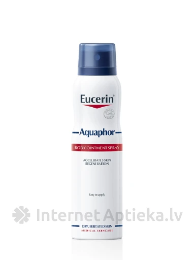 Eucerin Aquaphor izsmidzināma ziede ķermenim, 250 ml | internetaptieka.lv