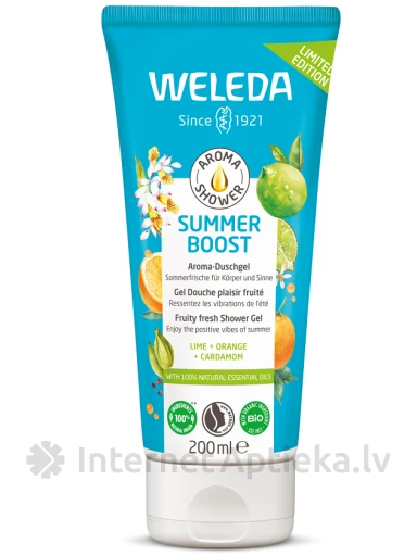 Weleda Aroma Summer Boost dušas želeja, 200 ml | internetaptieka.lv