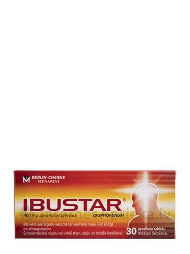 Ibustar 400 mg, 30 tabletes | internetaptieka.lv