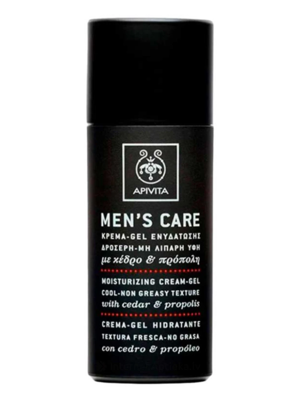 APIVITA MENS CARE drėkinamasis kremas-geilas su kedru ir propoliu, 50 ml | internetaptieka.lv