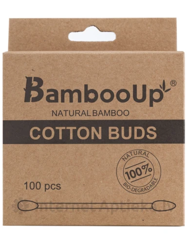 Bamboo-Up ватные палочки, 100 шт | internetaptieka.lv