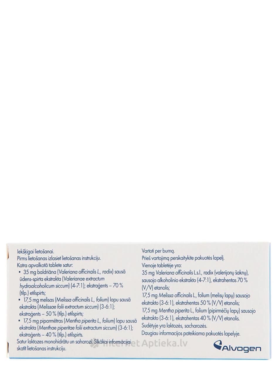 Perse, 40 kaetud tabletti | internetaptieka.lv