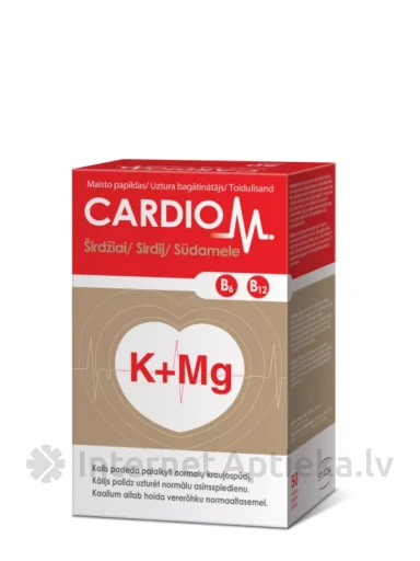 CARDIO M K+MG, 50 tabletid | internetaptieka.lv