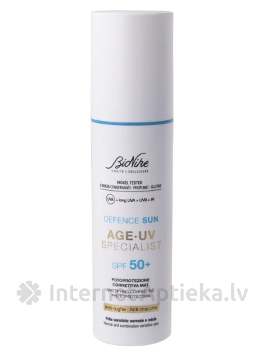 BIONIKE Defence Sun Age UV Specialist SPF50+ для нормальной/комбинированной кожи, 50 мл | internetaptieka.lv