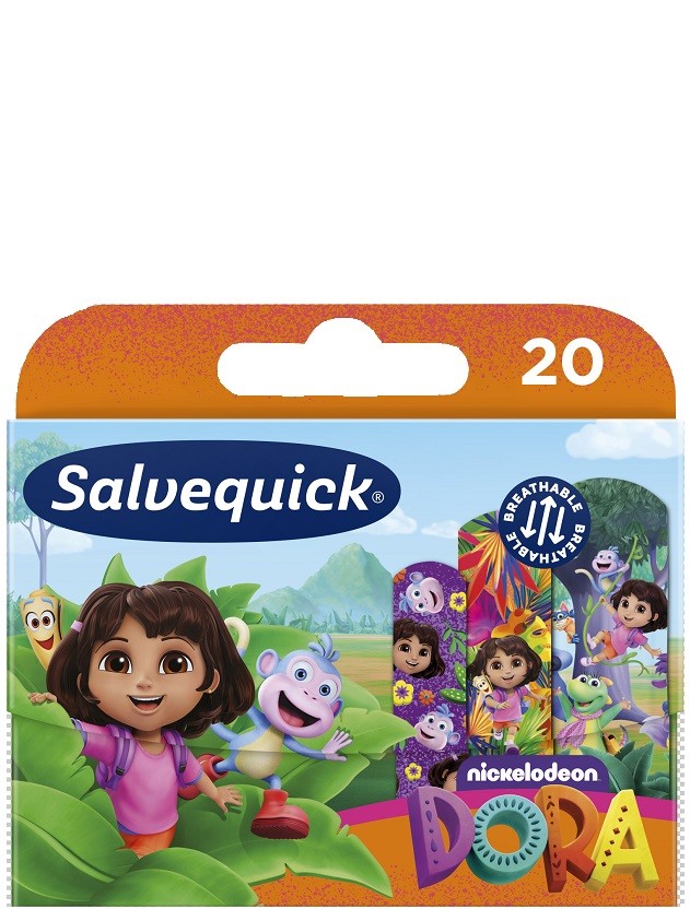Salvequick Dora the Explorer plāksteru komplekts