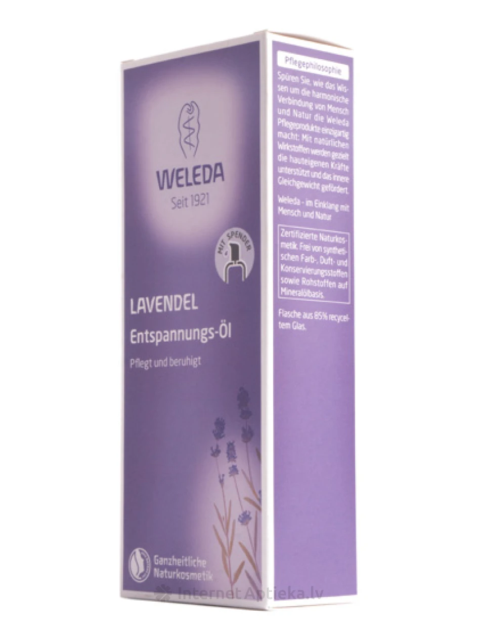 Weleda Lavendliõli pumbaga, 100 ml | internetaptieka.lv