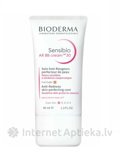 BIODERMA Sensibio AR BB крем SPF30, 40 мл | internetaptieka.lv