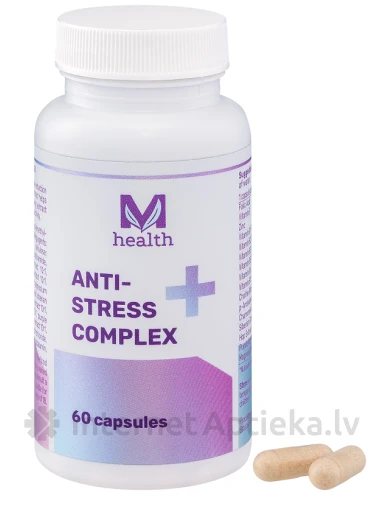 Anti-Stress kompleks kapsulas, 60 gb | internetaptieka.lv