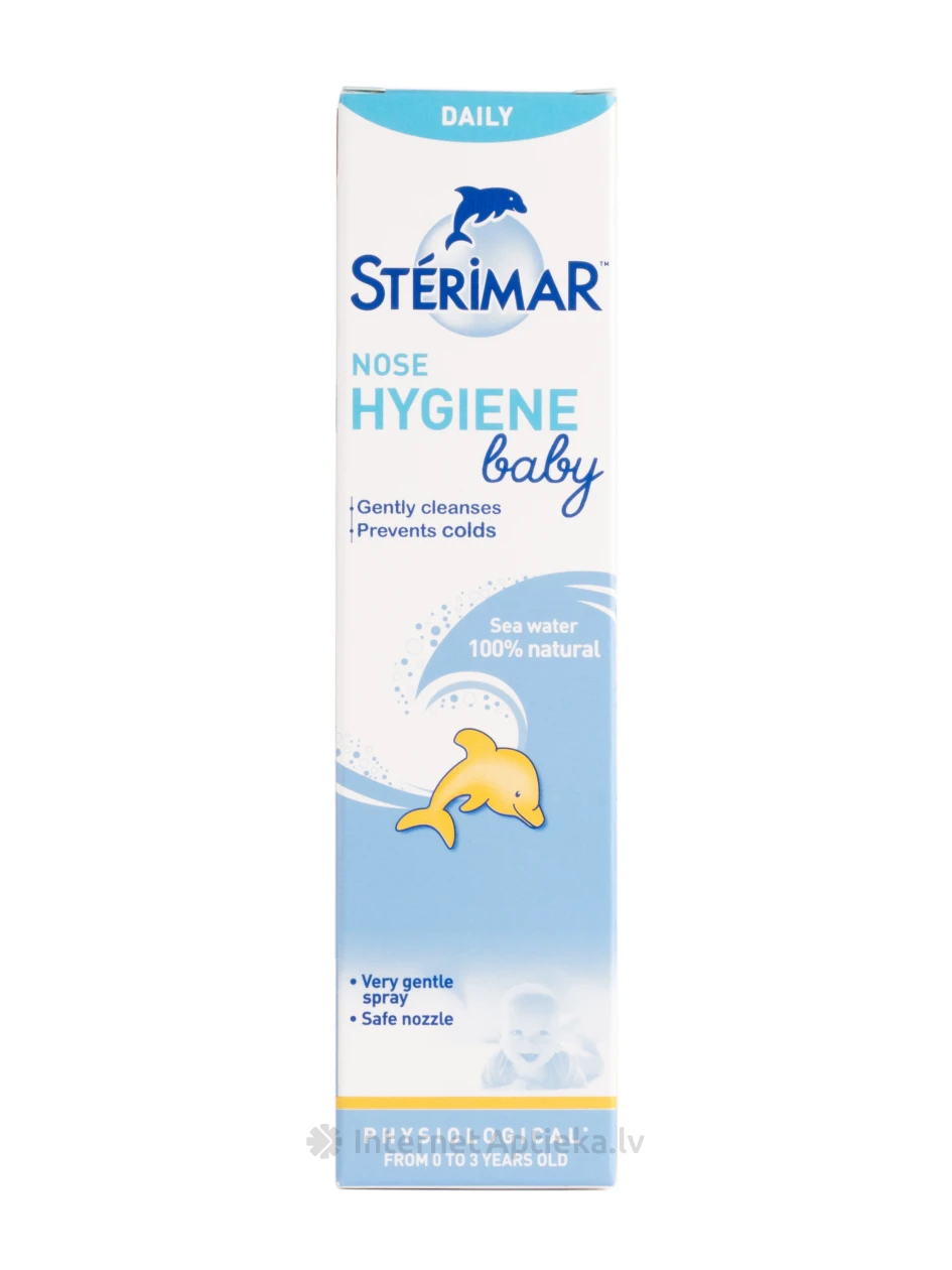 Sterimar Baby Nasal hygiene детский спрей для носа, 50 мл | internetaptieka.lv