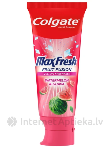 Colgate зубная паста Max fresh Fruit fusion Watermelon, 75 мл | internetaptieka.lv