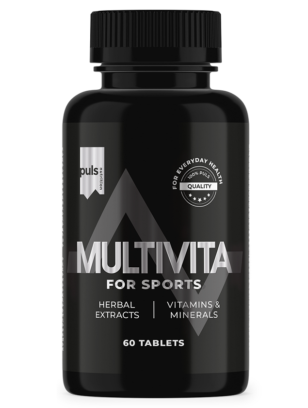 Puls Nutrition Multivita Vitamīni sportam, 60