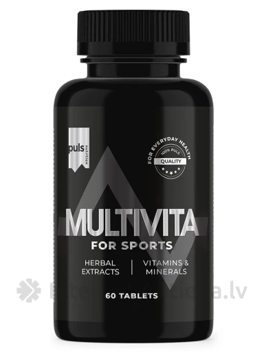 Puls Multivita Vitamīni sportam, 60 tabletes | internetaptieka.lv