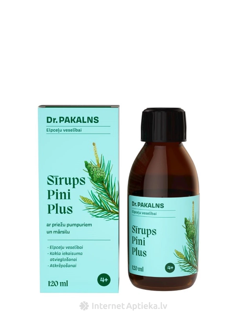 Dr.Pakalnsi siirup Pini Plus, 120 ml | internetaptieka.lv