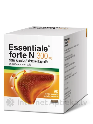 Essentiale Forte 300 mg, 90 kapslit | internetaptieka.lv