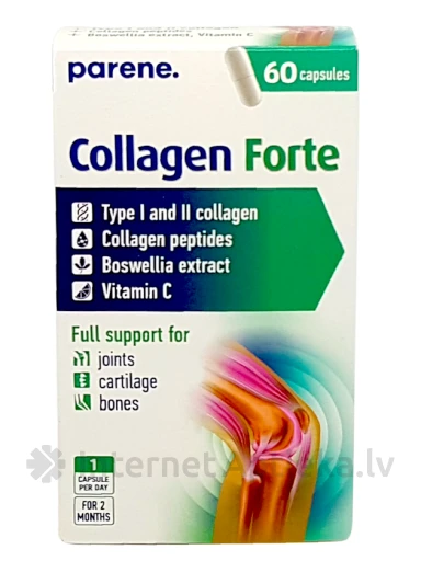 Parene Collagen Forte, 60 kapsulas | internetaptieka.lv