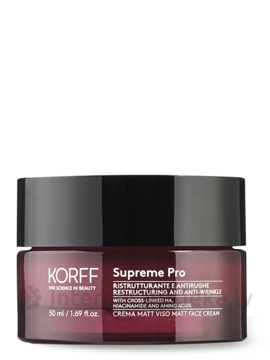 KORFF SUPREME PRO MATT крем для лица против морщин, 50 мл | internetaptieka.lv
