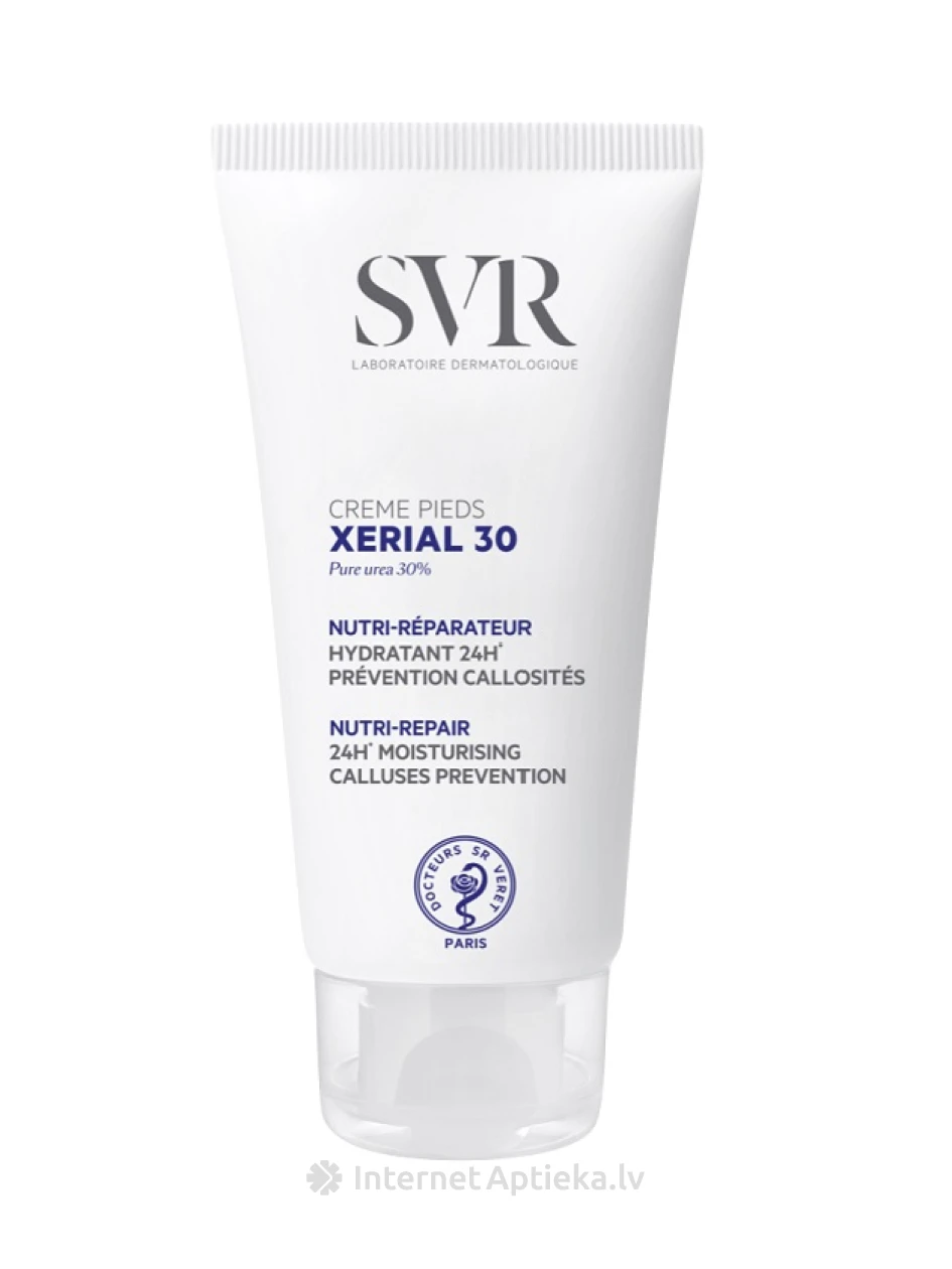 SVR Xerial 30% Urea krēms pēdu ādai, 50 ml | internetaptieka.lv