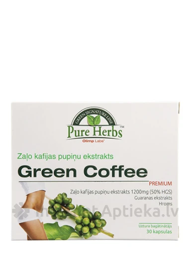 Olimp Labs Green Coffee Premium zaļo kafijas pupiņu ekstrakts, 30 kapsulas | internetaptieka.lv